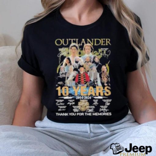 Outlander 10 Years 2014 2024 Memories Unisex Shirt