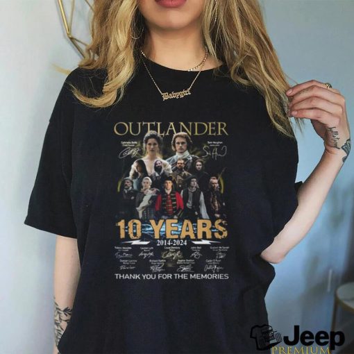 Outlander 10 Years 2014  2024 Thank You For The Memories Unisex T Shirt