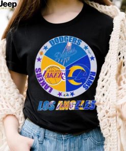 Los Angeles Team Sport Los Angeles Dodgers Los Angeles Lakers And Los Angeles Rams 2023 Shirt