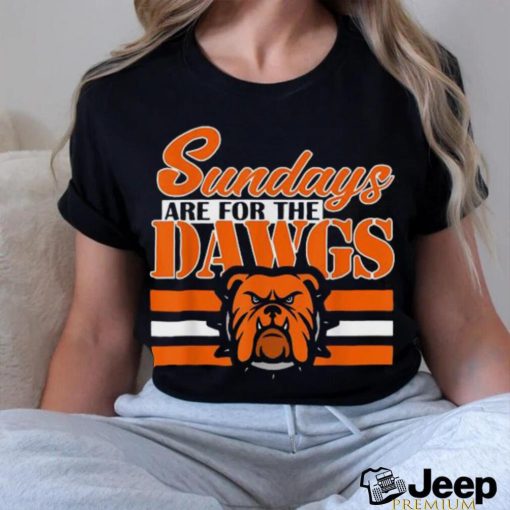 Sundays Are For The Dawgs Cleveland Ohio Gift Dawg Shirt