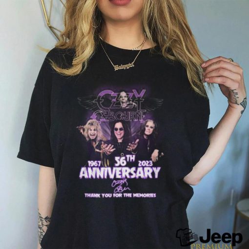 Ozzy Osbourne 1967 – 2023 56th Anniversary Thank You For The Memories T Shirt