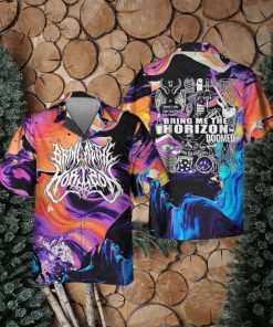 Bring Me The Horizon Album Lyric Happy Song World Tour 2023 Hawaiian Shirt