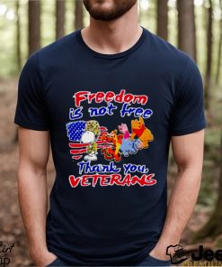 PEANUTS FREEDOM IS NOT FREE THANK YOU VETERANS SHIRT