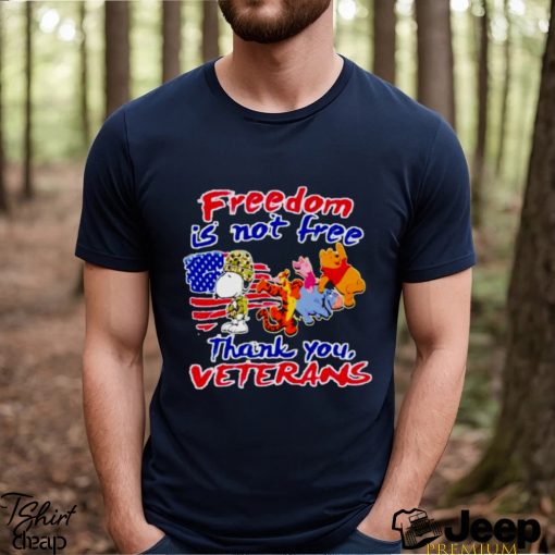 PEANUTS FREEDOM IS NOT FREE THANK YOU VETERANS SHIRT