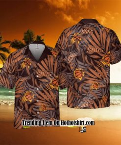 PHOENIX SUNS LATEST FOR MEN AND WOMEN GIFT FLORAL ALOHA BEACH HAWAIIAN SHIRT