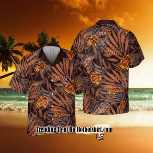 PHOENIX SUNS LATEST FOR MEN AND WOMEN GIFT FLORAL ALOHA BEACH HAWAIIAN SHIRT