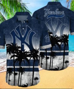 NewYork Yankees MLB Logo Coconut Tropical Hawaiian Shirt Beach Gift For Fans