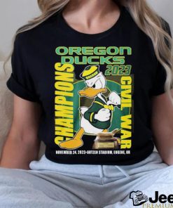 The Oregon Duck Mascot 2023 Civil War Champions Shirt