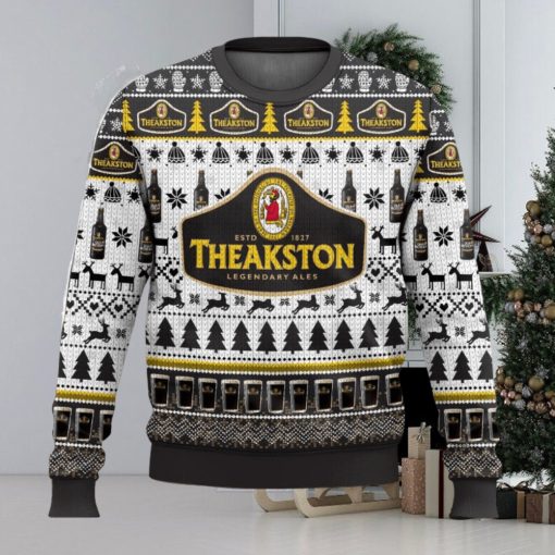 Theakstons All Over Printed Ugly Christmas Sweater Trending Christmas Gift Ideas