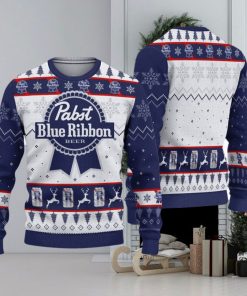 Pabst Blue Beer Christmas Sweater