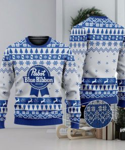 Pabst Blue Ribbon Beer Ugly Pabst Blue Ribbon Ugly Gift Christmas 3D Sweater For Men And Women