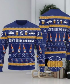 Pabst Blue Ribbon Don’t Drink And Drive Knitted 3D Sweater Gift For Xmas