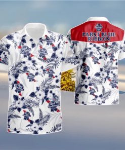 Pabst Blue Ribbon Summer Hawaiian Shirt And Short