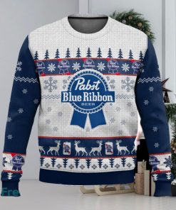 Pabst Blue Ribbon Ugly Christmas Sweater 2023 Christmas Gift For Men And Women