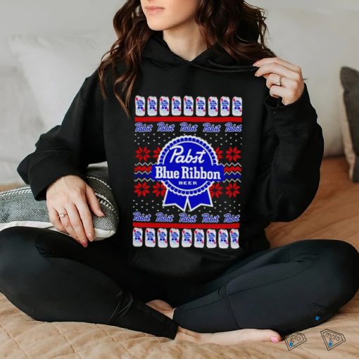 Pabst Blue Ribbon Ugly Christmas shirt