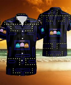 Pac Man Video Game Summer Hawaiian Shirt And Shorts