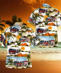 Pachaug, Connecticut, Griswold Volunteer Fire Department Hawaiian Shirt