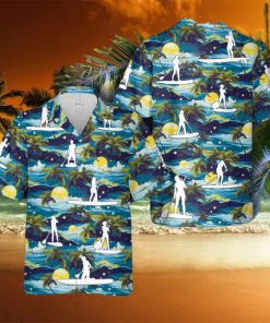 Paddleboarding Hawaiian Shirt