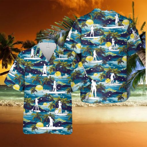 Paddleboarding Hawaiian Shirt