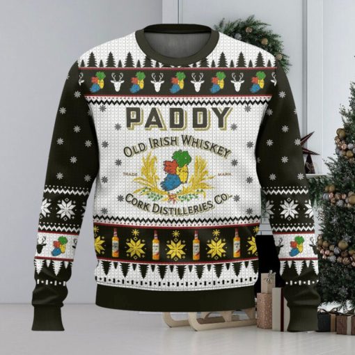 Paddys Irish Whiskey Ugly Christmas Sweater 2023 Christmas Gift 3D Sweater