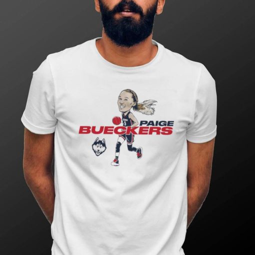 Paige Bueckers UConn Huskies caricature 2023 shirt