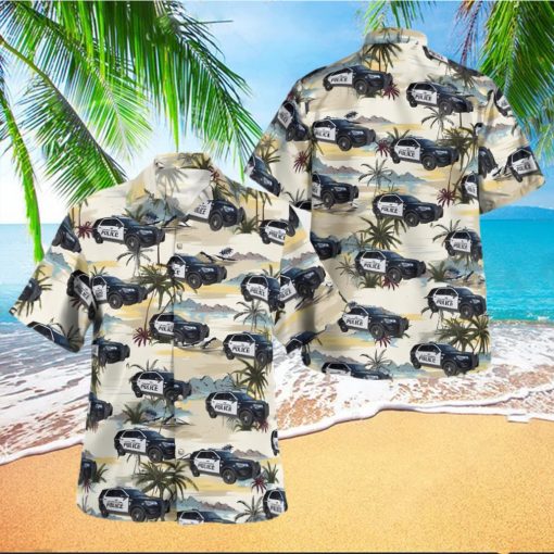 Palm Beach Gardens Palm Beach County Palm Beach Gardens Ford Police Interceptor Utility Hawaiian Shirt