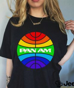 Pan am logo rainbow shirt