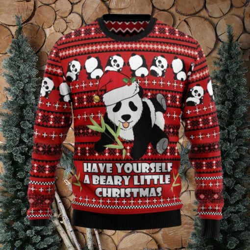 Panda Ugly Christmas Sweater Thankgiving Gift Men Women