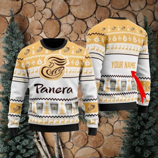 Panera Bread Personalizeds Knitting Pattern 3D Print Ugly Sweater