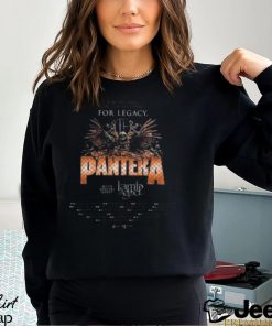 Pantera 2023 Tour With Lamp Of God Setlist Merch, Pantera Metal Rock Band Tour 2023 Concert Shirt