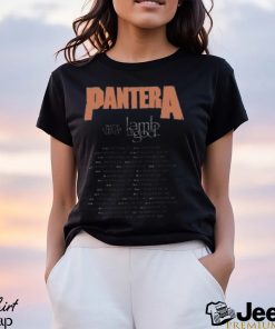 Pantera For The Fans For The Brothers For Legacy Merch, Pantera Rock Music 2023 Shirt, Pantera 2023 Tour With Lamp Of God Shirt