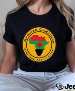 Papa Burgundy African Canadian Heritage Association Shirts