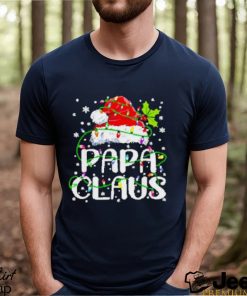 Papa Claus Christmas Lights shirt