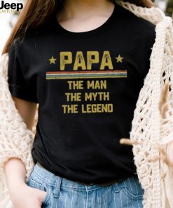 Papa the man the myth the legend vintage Father’s Day T shirt