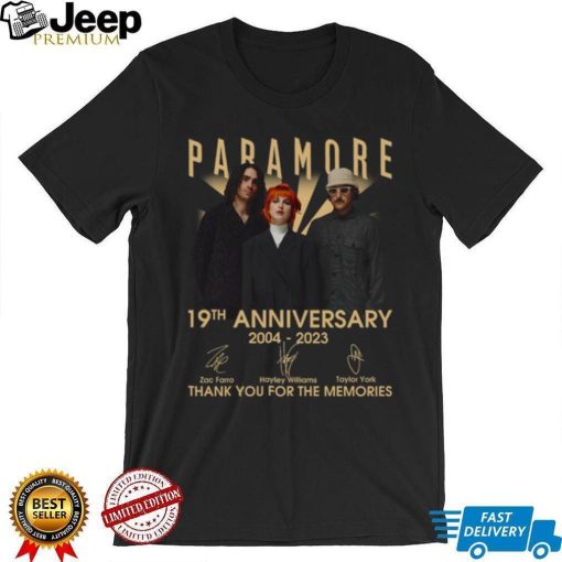 Paramore 19th Anniversary Unisex T Shirt