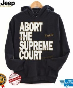 Paramore Wearing Abort The Supreme Court Hooded Sweatshirt