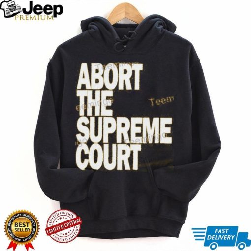 Paramore Wearing Abort The Supreme Court Hooded Sweatshirt