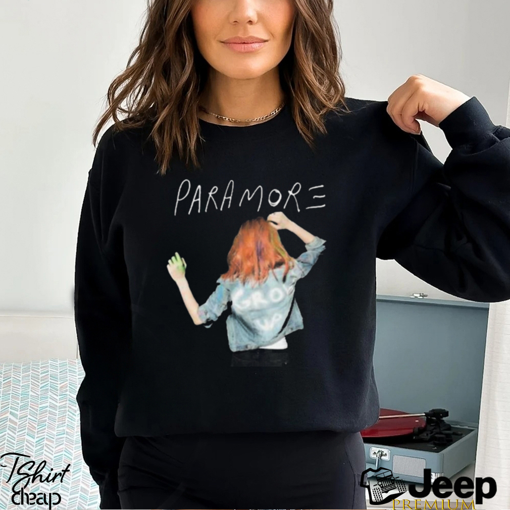 Paramore merch denim back t shirt - teejeep