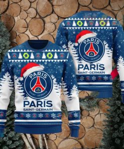 Paris Saint Germain PSG 3D Christmas Sweater 2023