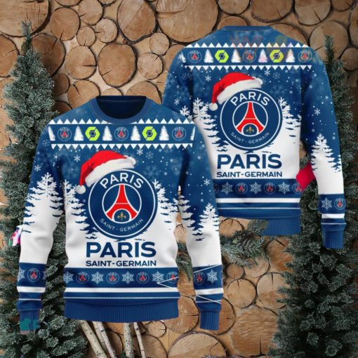 Paris Saint Germain PSG 3D Christmas Sweater 2023