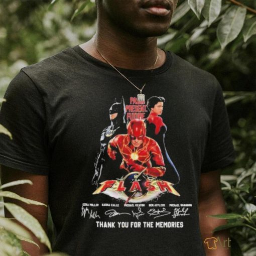 Past Present Future The Flash Thank You For The Memories T Shirt