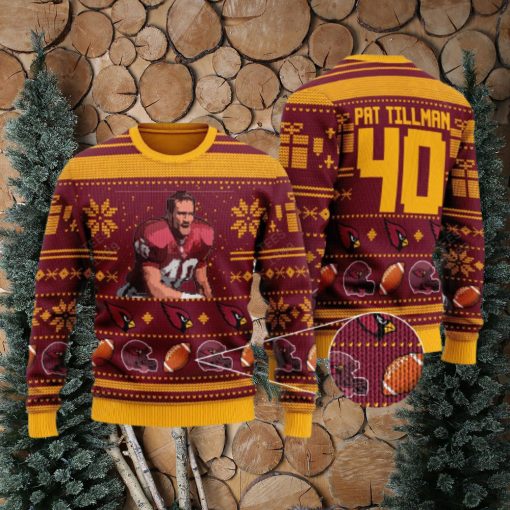 Pat Tillman arizona cardinals NFL Ugly 3D Sweater For Christmas