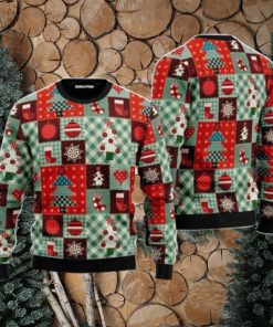 Patchwork Xmas Pattern Christmas Unisex Ugly Sweater Special Gift For Men Women