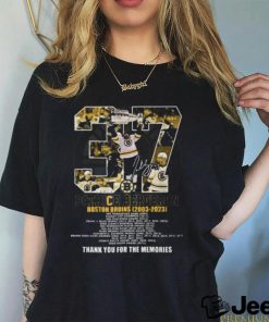 Patrice Bergeron Boston Bruins 2003 – 2023 Thank You For The Memories T Shirt