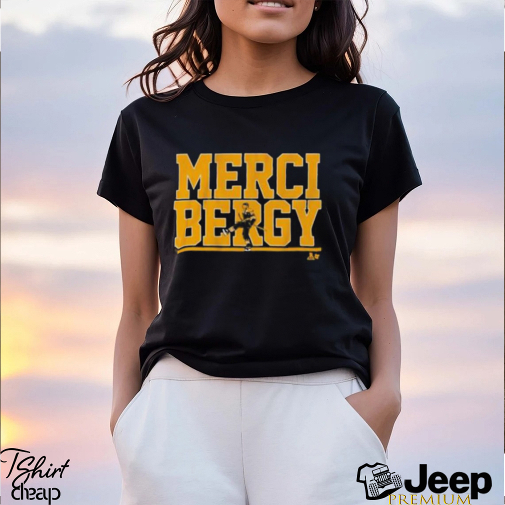 Patrice Bergeron Merci Bergy T Shirt - teejeep