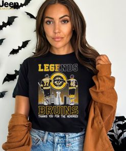 Patrice Bergeron and David Krejci Legends Bruins thanks you for the memories shirt