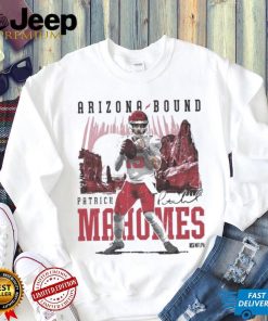 Patrick Mahomes Kansas City Chiefs Arizona Bound Signatures Shirt