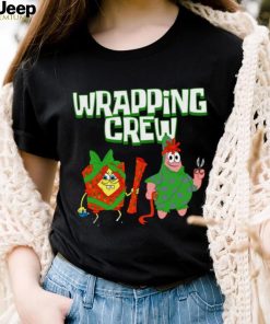 Patrick Star Wrapping Crew Christmas Halloween Spongebob Squarepants shirt