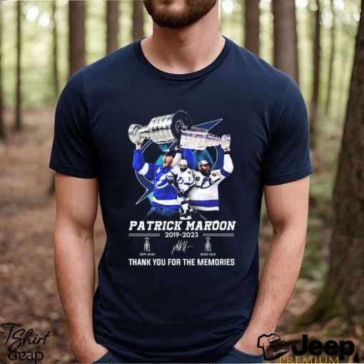 Patrick maroon 2019 2023 thank you for the memories signatures shirt