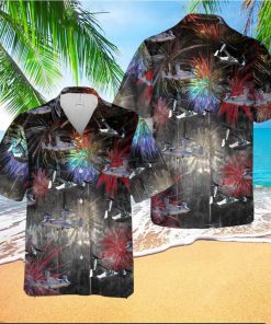 Patriotic Bell Boeing Osprey Art Celebrated on July Hawaiian Shirt